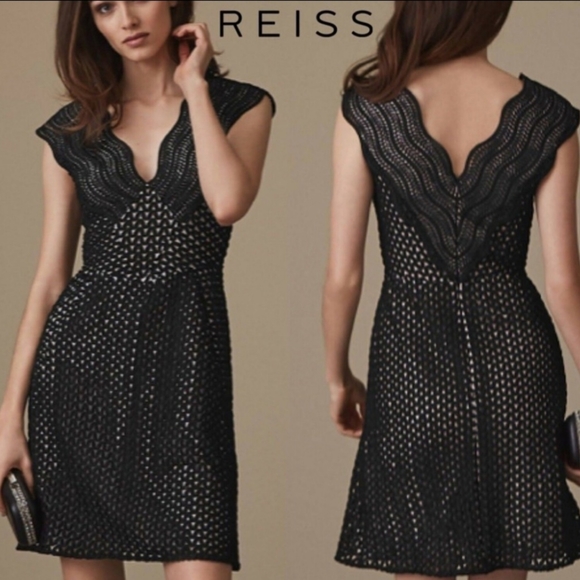 Reiss Dresses & Skirts - Reiss 🖤 Marianna Lace Dress 🖤 Suze 6 NWT